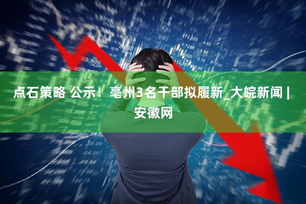 点石策略 公示！亳州3名干部拟履新_大皖新闻 | 安徽网