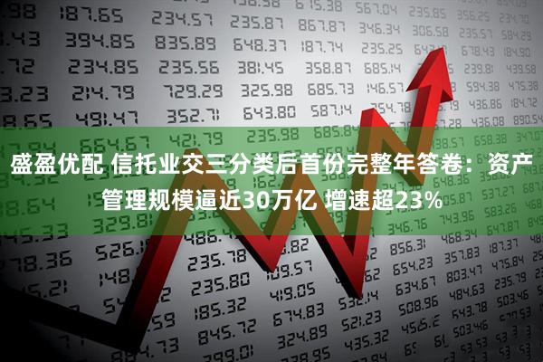 盛盈优配 信托业交三分类后首份完整年答卷：资产管理规模逼近30万亿 增速超23%