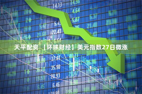 天平配资 【环球财经】美元指数27日微涨