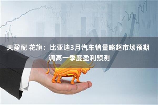 天盈配 花旗：比亚迪3月汽车销量略超市场预期 调高一季度盈利预测