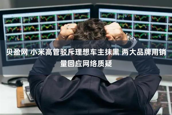 贝盈网 小米高管驳斥理想车主抹黑 两大品牌用销量回应网络质疑